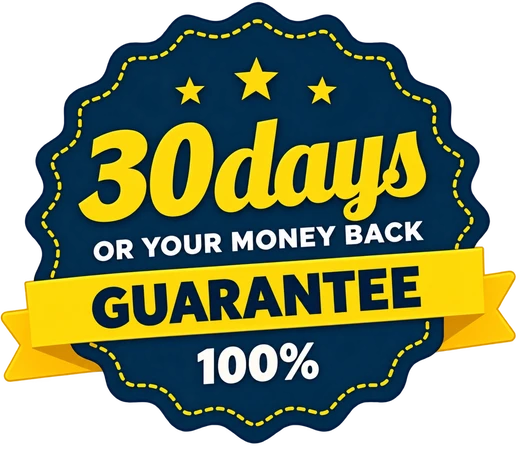 30-day guarantee seal